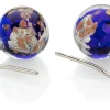 Schmuck * Ménard Ohrhänger Muranoglas Kobalt