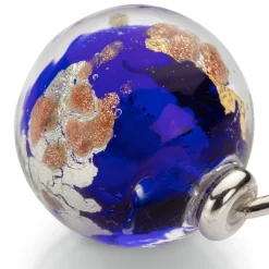 Schmuck * Ménard Ohrhänger Muranoglas Kobalt