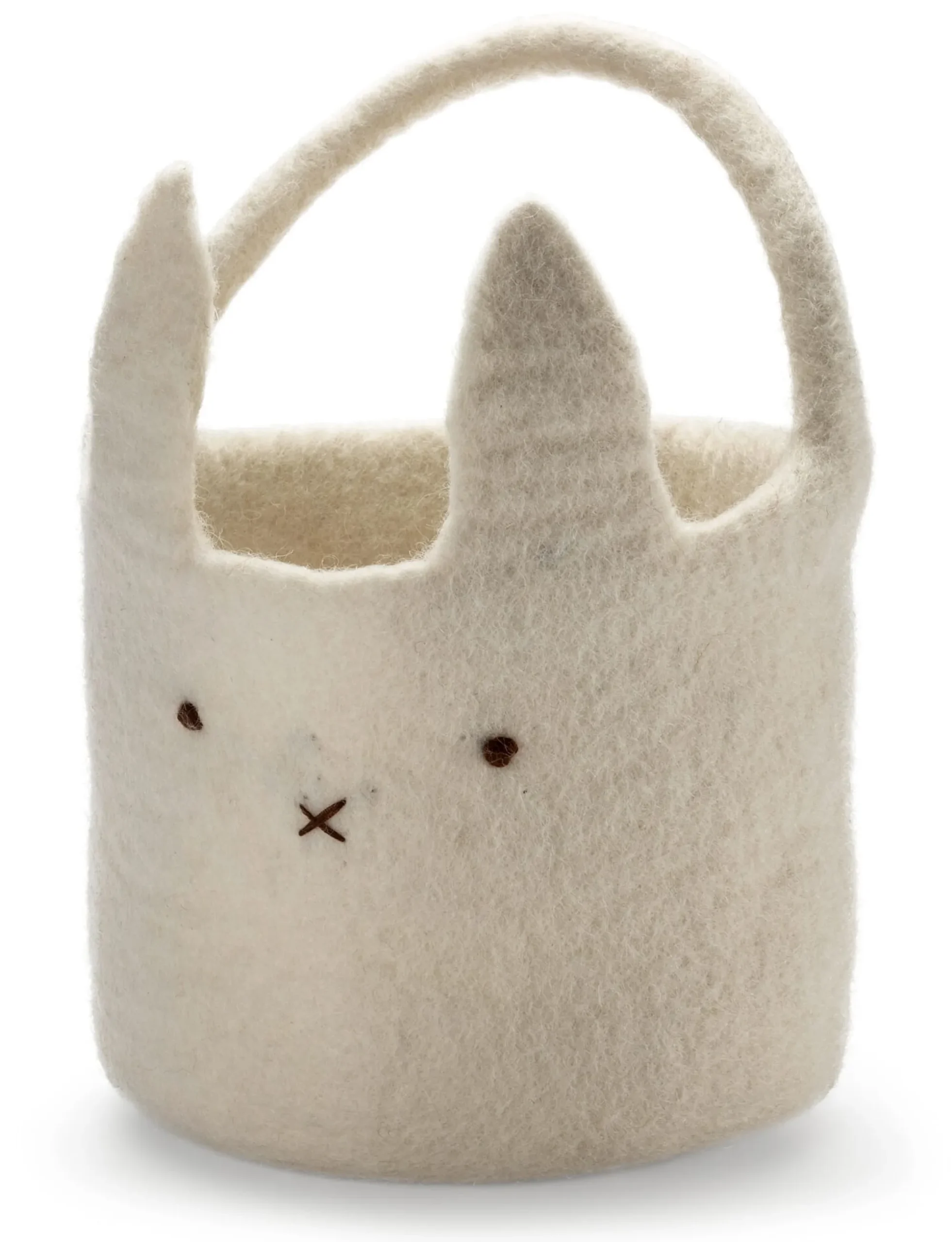 Osterdekoration * Én Gry & Sif Osterkörbchen Filz Weiß