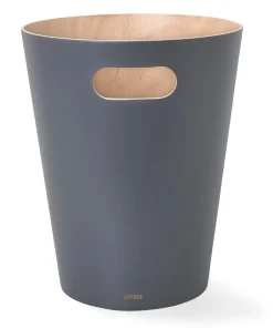 Schreibtische|Kleinmöbel * umbra Papierkorb Woodrow Grau