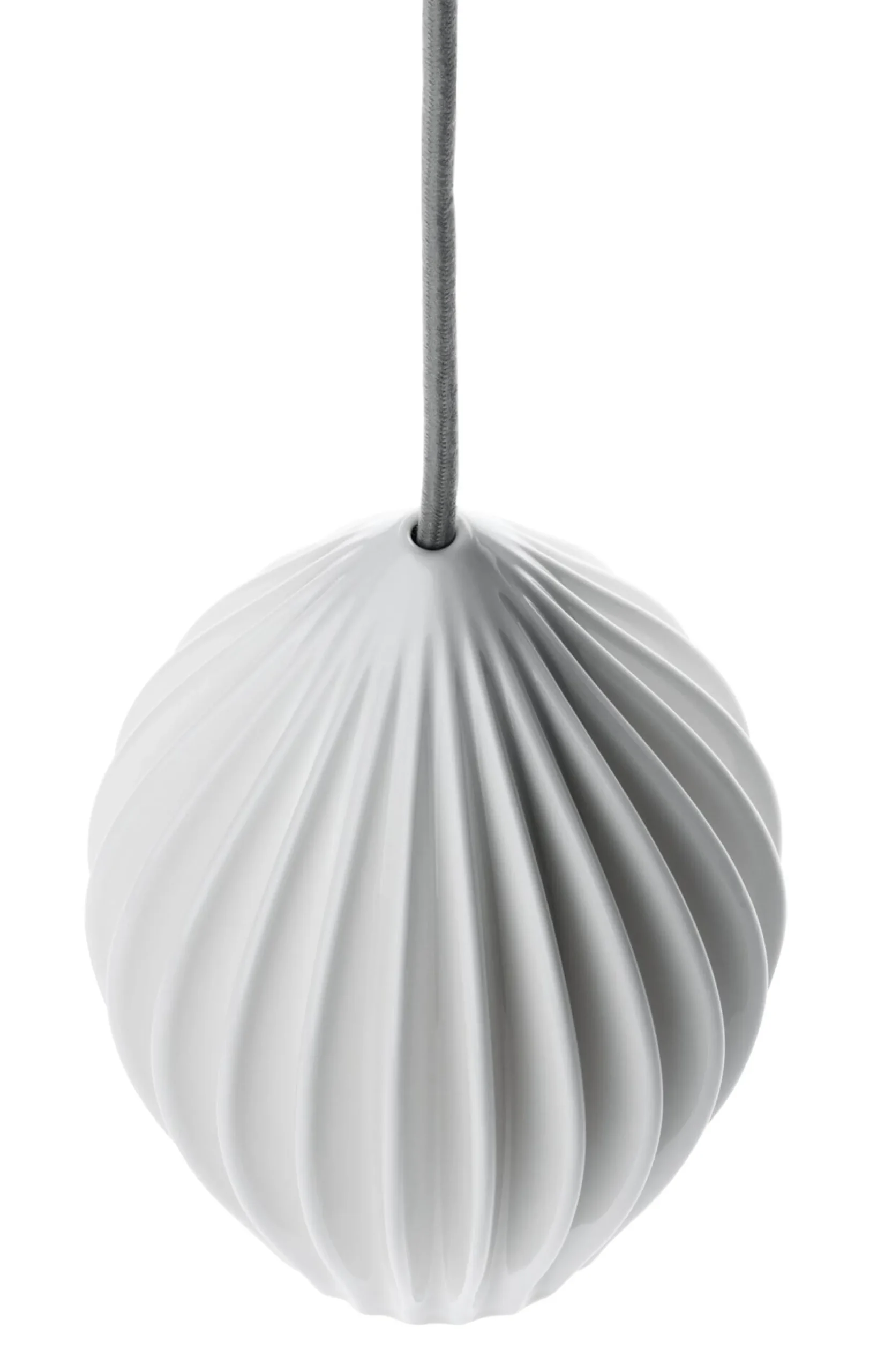 Pendelleuchten * Original BTC Pendelleuchte Bone China Gerippt