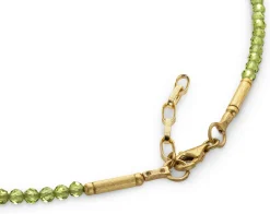 Schmuck * Maria Rzewuska Designerschmuck Peridot-Collier, Grün-Gold