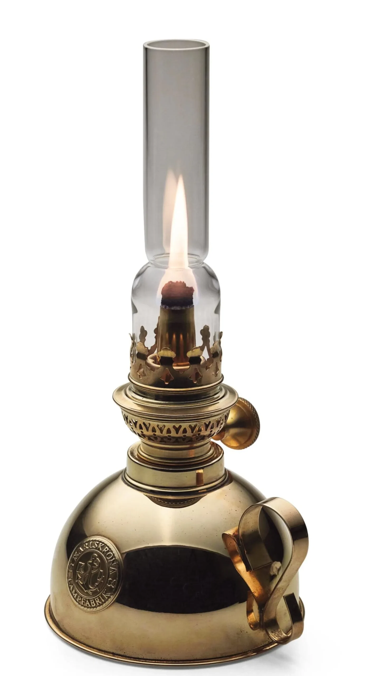 Petroleumlampen * Karlskrona Lampfabrik Petroleum-Nachtlampe