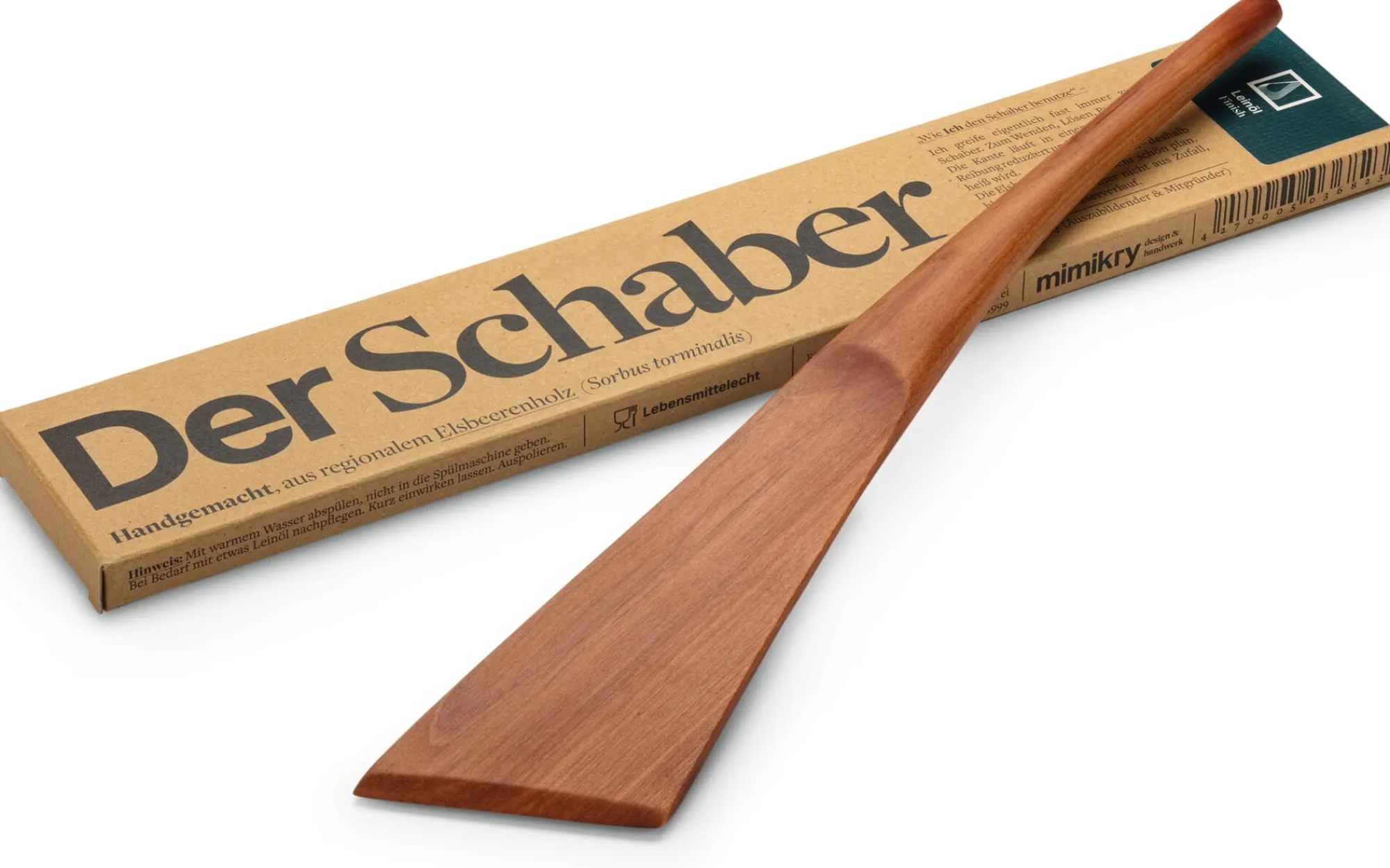 Kochbesteck * Mimikry Pfannenspatel Elsbeerenholz