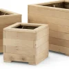 Pflanzgefäße * Rhinorock Pflanzkübel Kiefernholz Dreierset