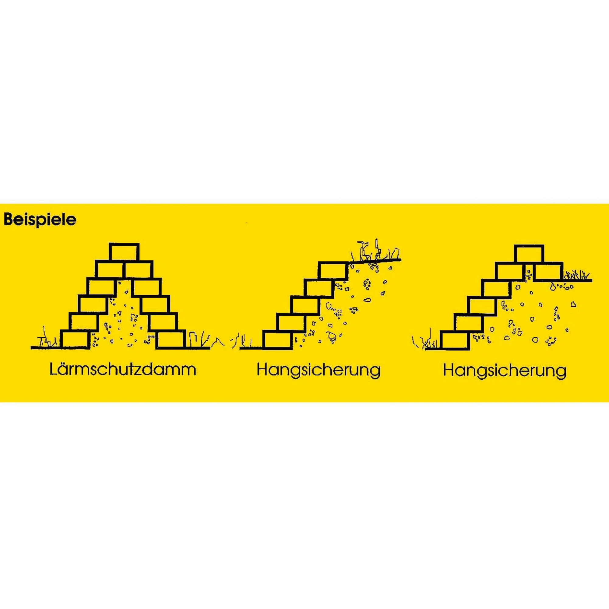 Pflanzgefäße * Franz Brinkmann Pflanzkorb Hangbefestigung