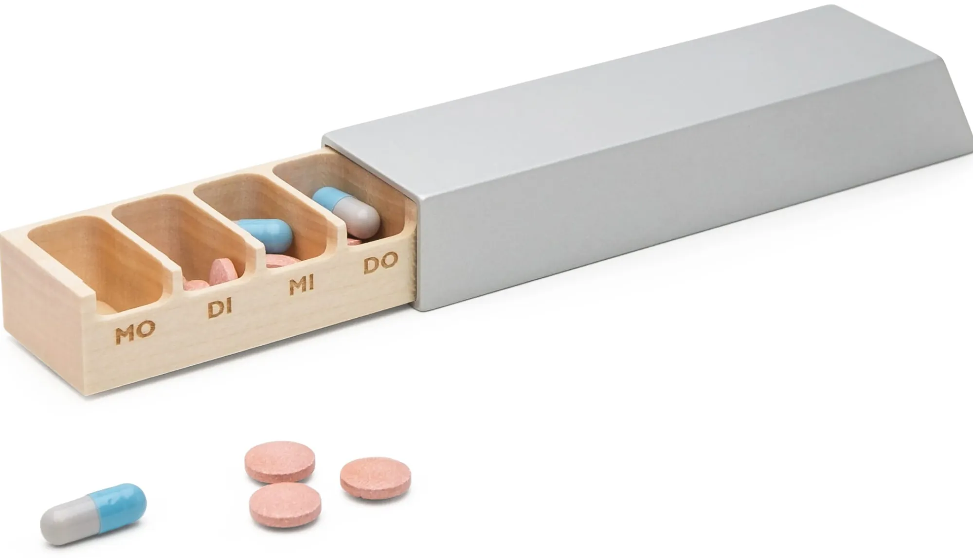 Schreibtische|Weitere Accessoires * Pillendose Monolith