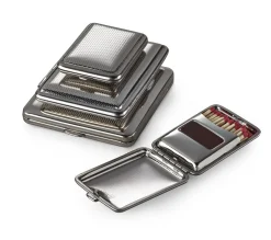 Schreibtische|Weitere Accessoires * vom Hofe Manufaktur Pillendose Stahlblech