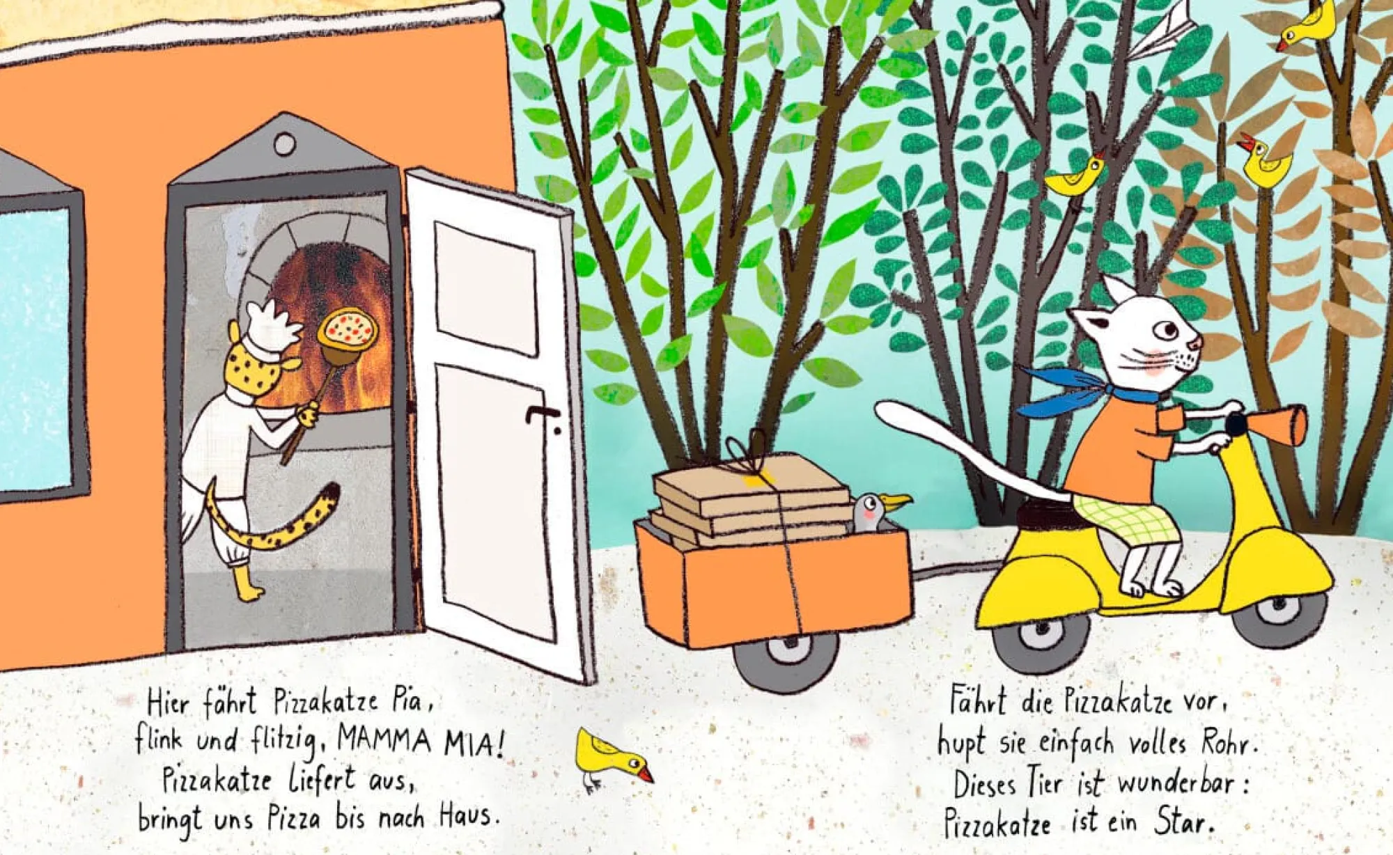 Sonstiges|Kinderbücher * Peter Hammer Verlag Pizzakatze -