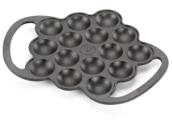 Backzubehör|Pfannen * Victoria Poffertjes-Pfanne Gusseisen