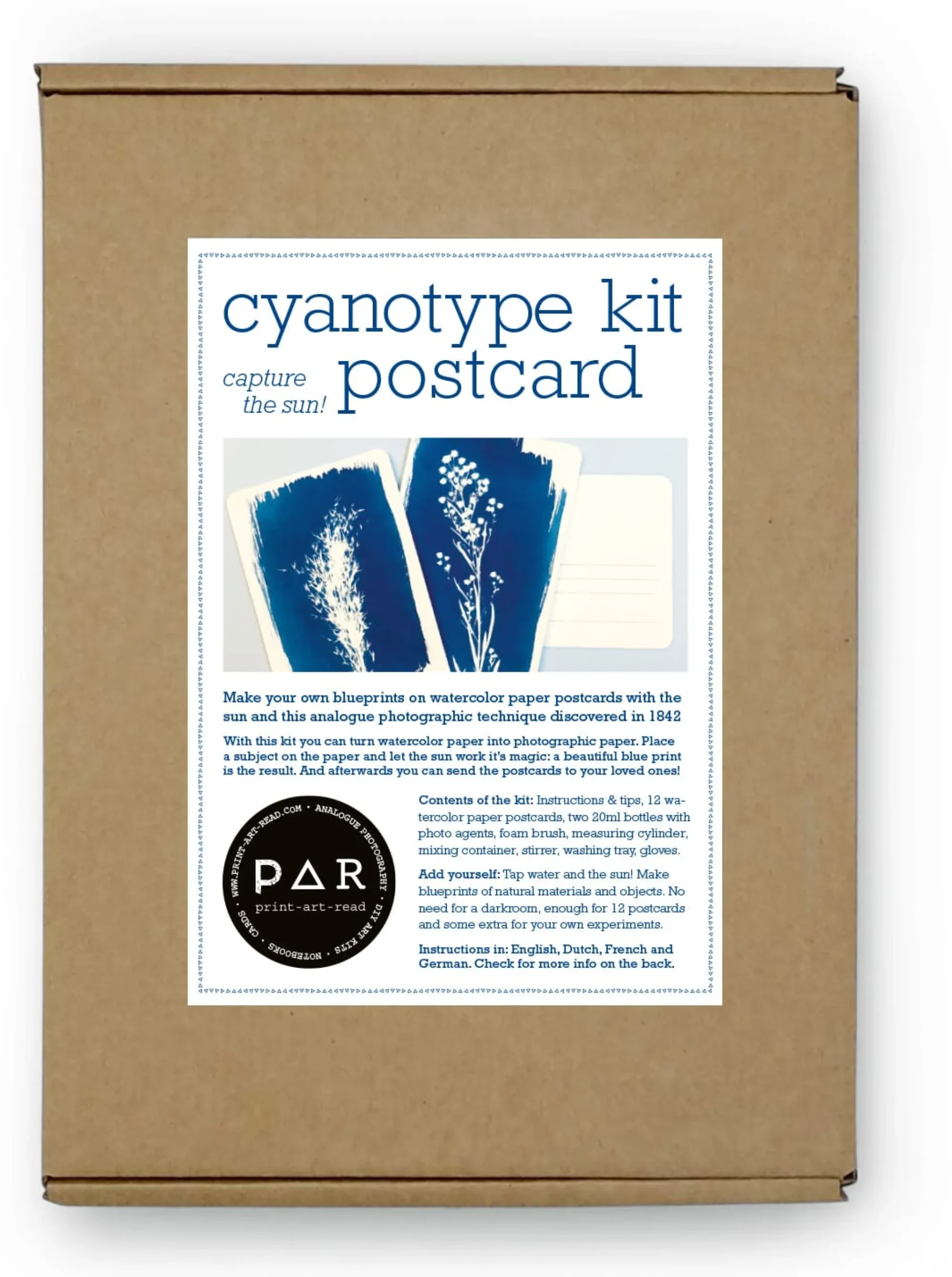 Papeterie * Postkartenset DIY Cyanotypie