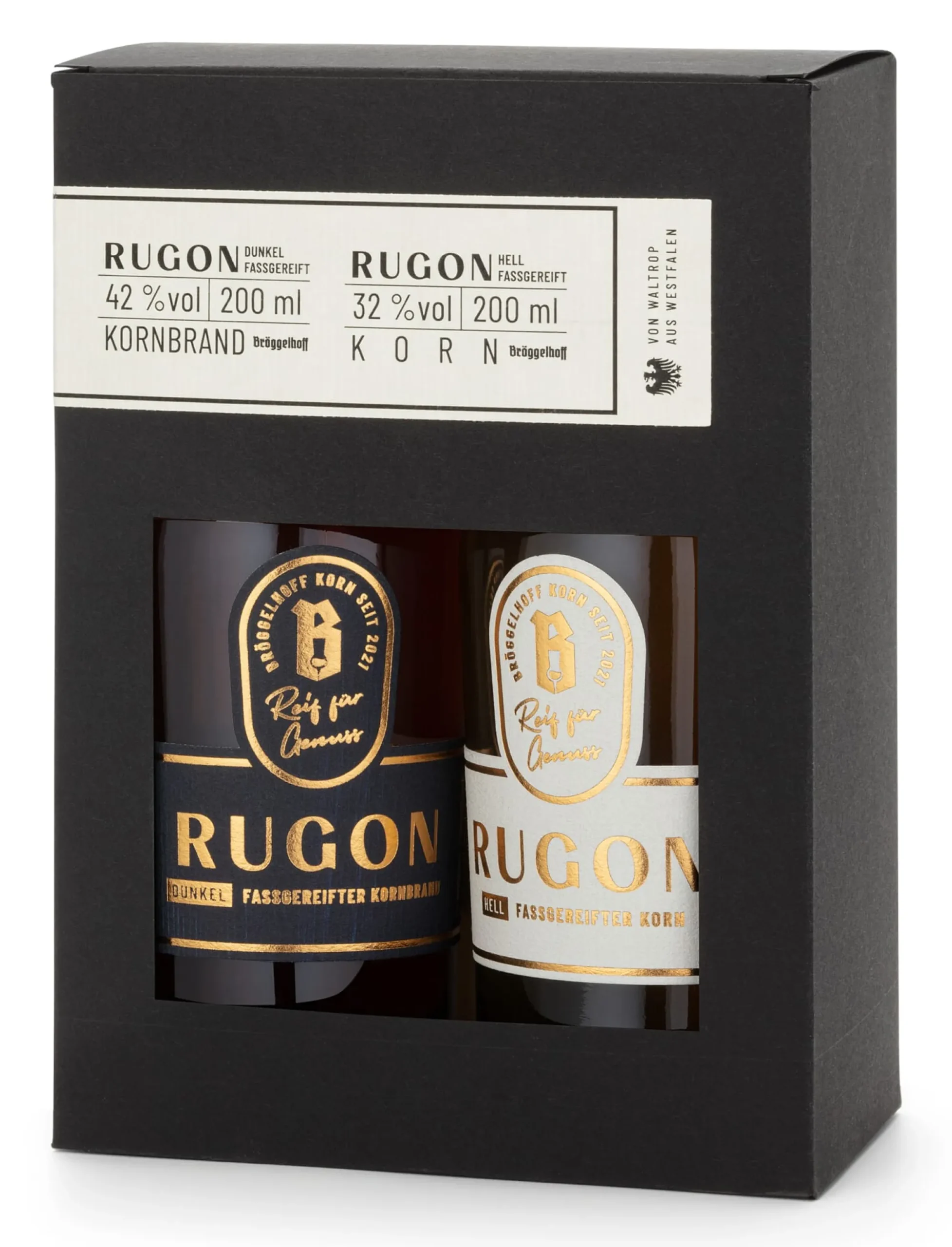 Korn * Bröggelhoff Probierbox Rugon Korn (2 × 200 ml)