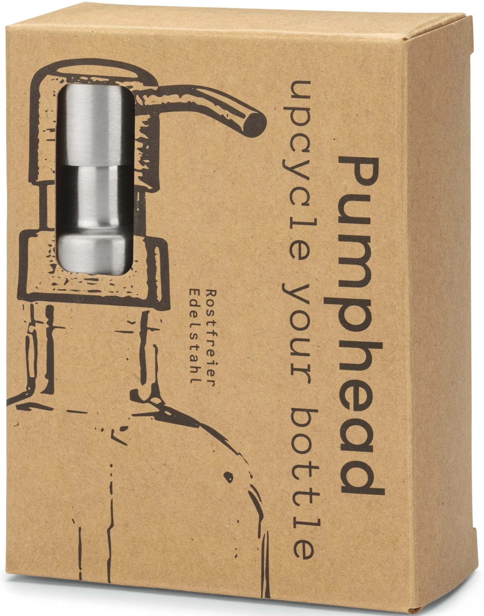 Hautpflege * Lewa spirits Pumphead® Edelstahl Silberfarben
