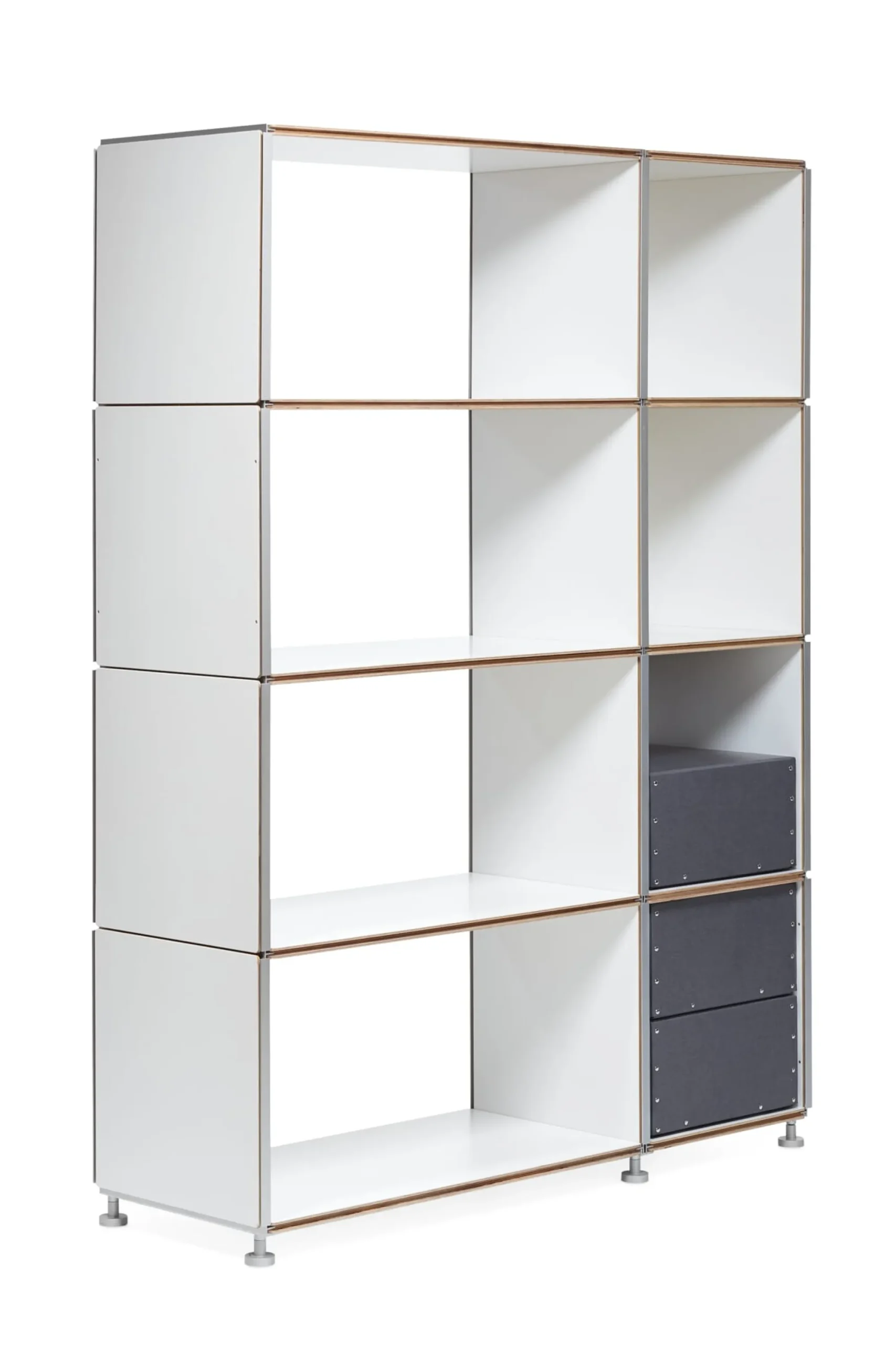 Schränke & Regale * MAGAZIN Regalsystem 1Hoch3 - Plattenelement Weiß