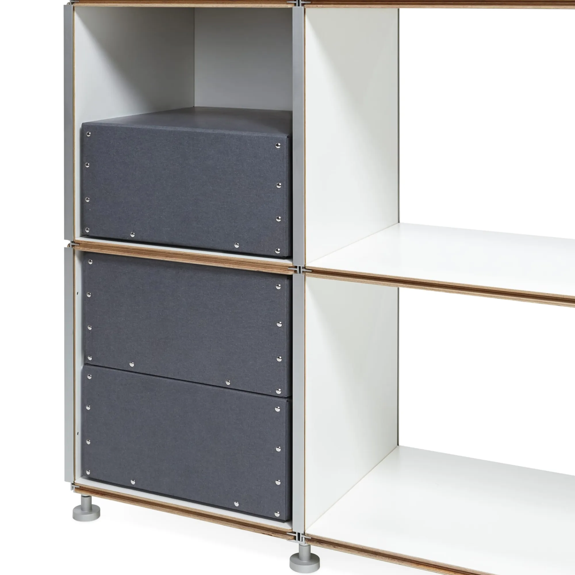 Schränke & Regale * MAGAZIN Regalsystem 1Hoch3 - Plattenelement Weiß