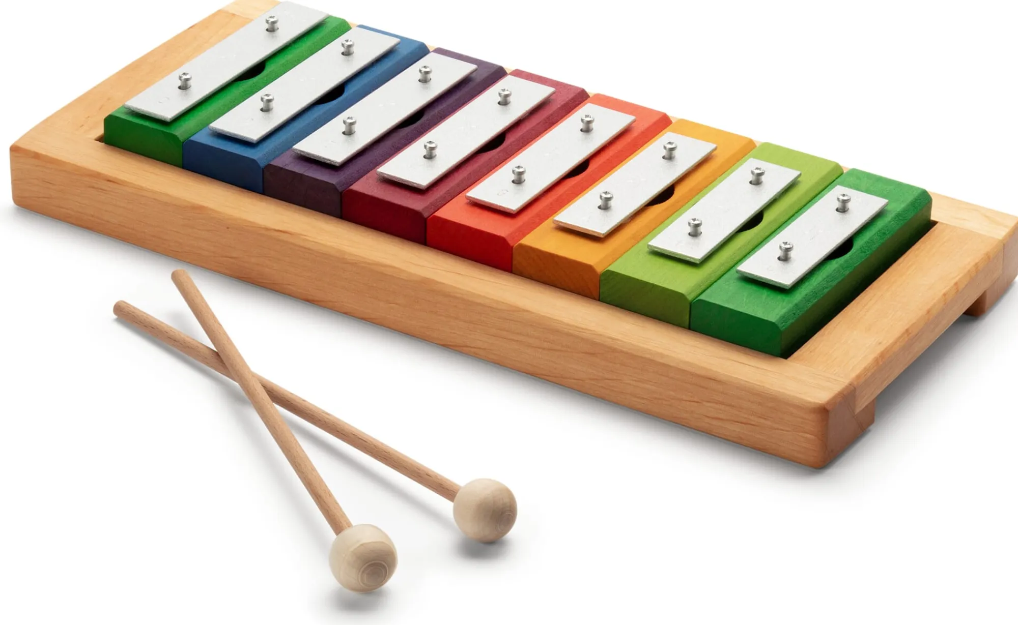 Klanginstrumente|Holzspielzeug * Decor-Spielzeug Regenbogen-Glockenspiel 8 Töne