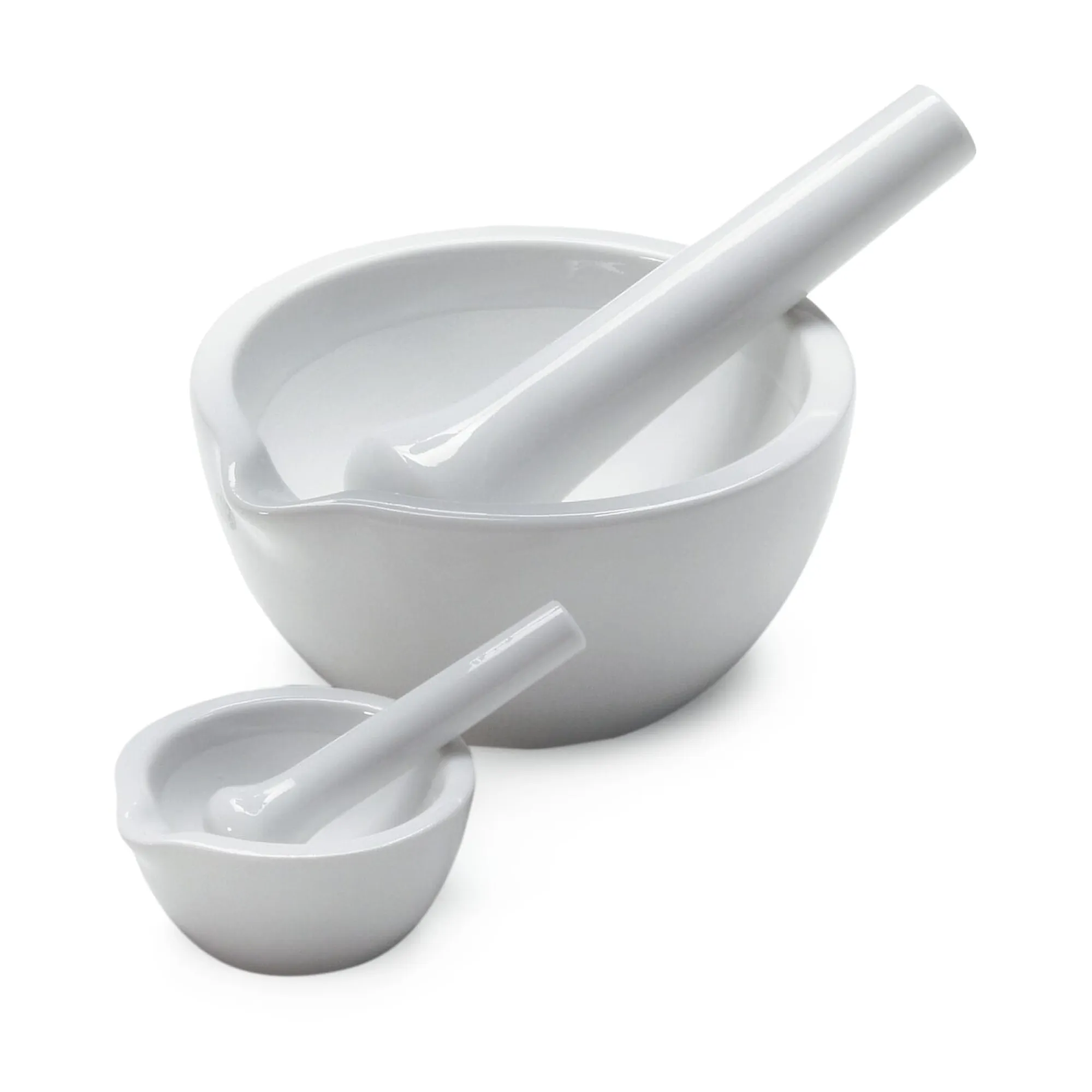 Mörser & Stößel * Jizerská Porcelánka Reibschale Laborporzellan