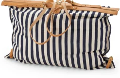 Reisetaschen * Il Bisonte Reisefalttasche Canvas gestreift