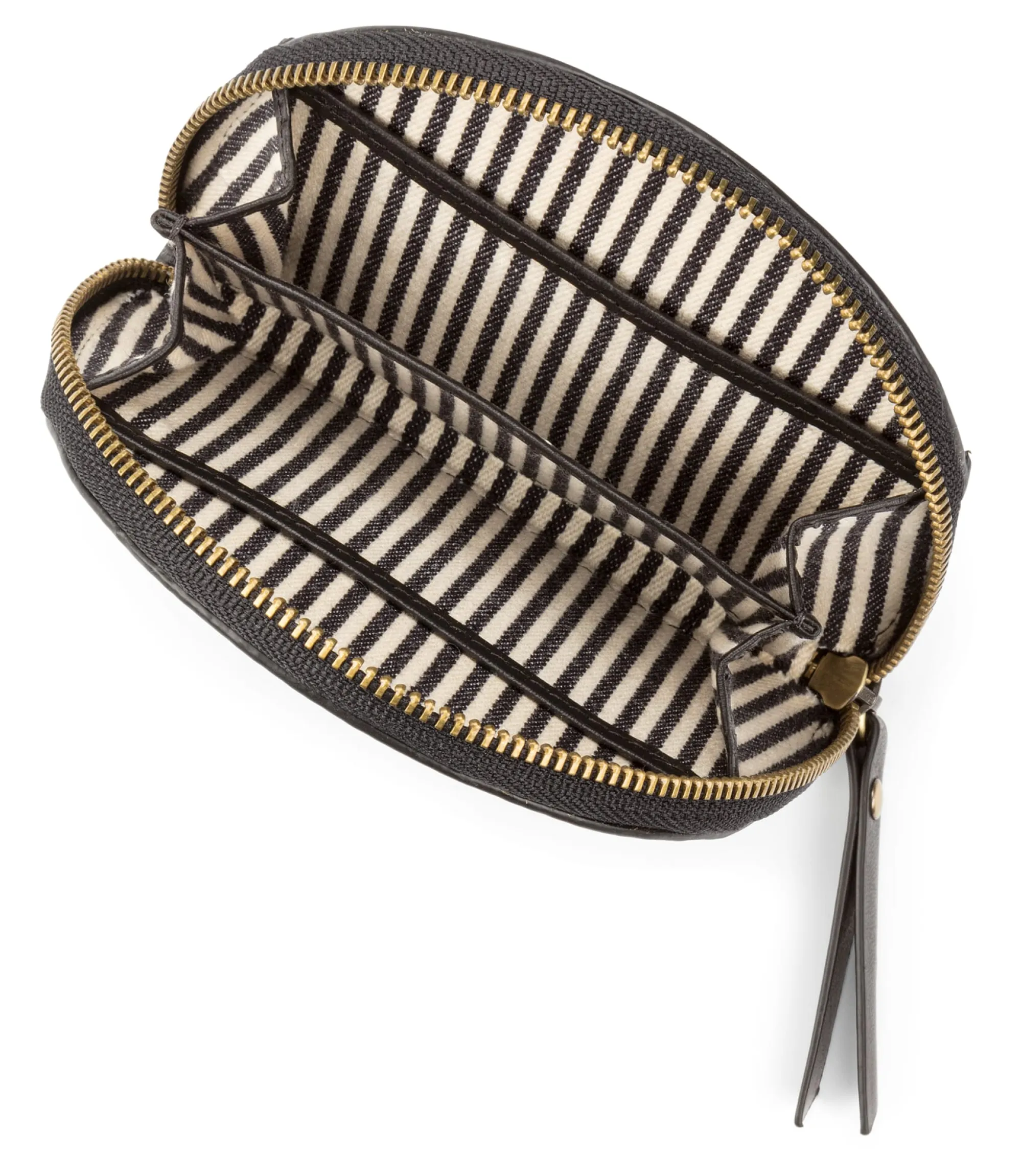 Geldbörsen|Geldbörsen * O My Bag Rindleder Geldbörse Schwarz