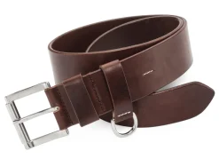 Gürtel * Kreis Ledermanufaktur Rindledergürtel D-Ring Dunkelbraun