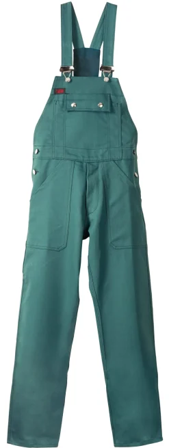 Gartenbekleidung|Arbeitsbekleidung * Rofa Gärtnerlatzhose Baumwollköper Grün