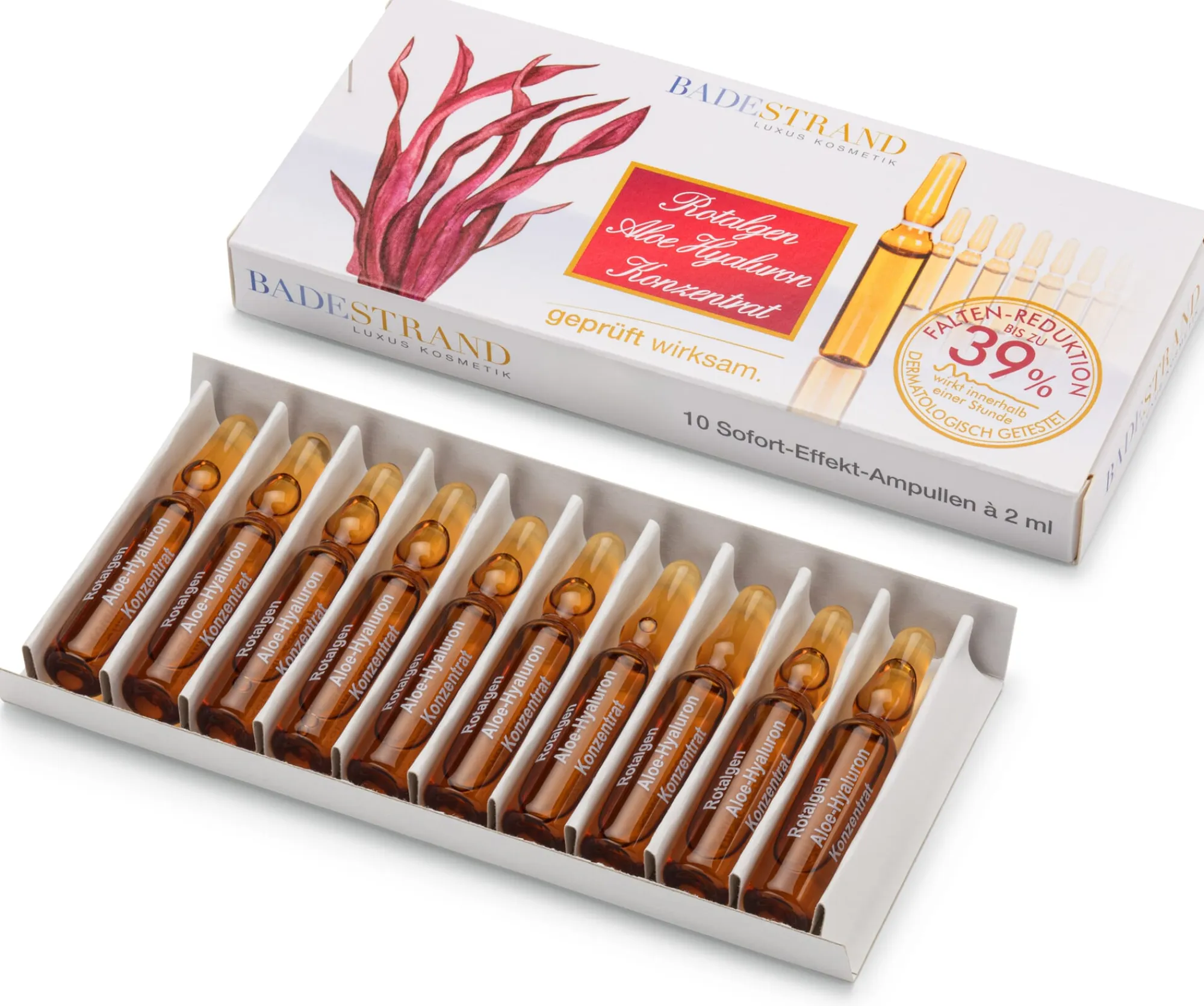 Hautpflege * Badestrand Kosmetik Rotalgen-Aloe-Hyaluron-Konzentrat