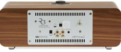 Wecker|Stereophonie * Ruark Audio Tisch-Stereoanlage R3S Nussbaum