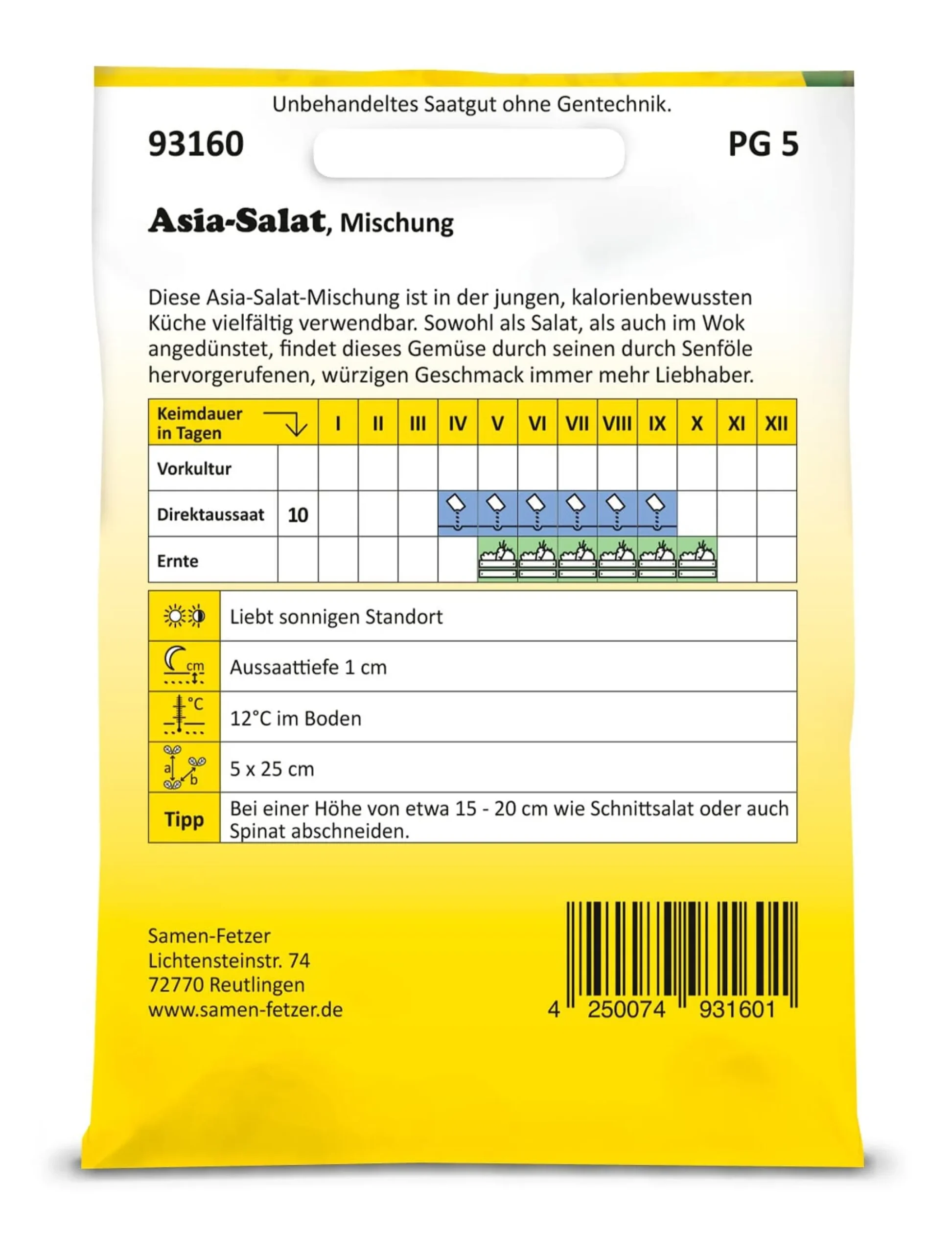Gemüsesamen|Gemüsepflanzen * Manufactum Saatgut Gemüse anbauen auf dem Balkon