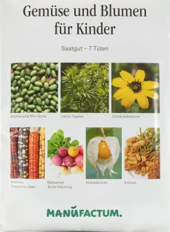 Gemüsesamen|Gärtnern * Manufactum Saatgut Gemüse und Blumen für Kinder