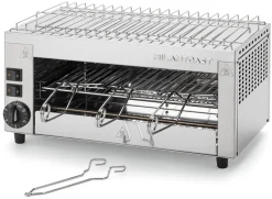 Kontaktgrills * Milantoast Salamander Edelstahl mit Aufwärmgitter