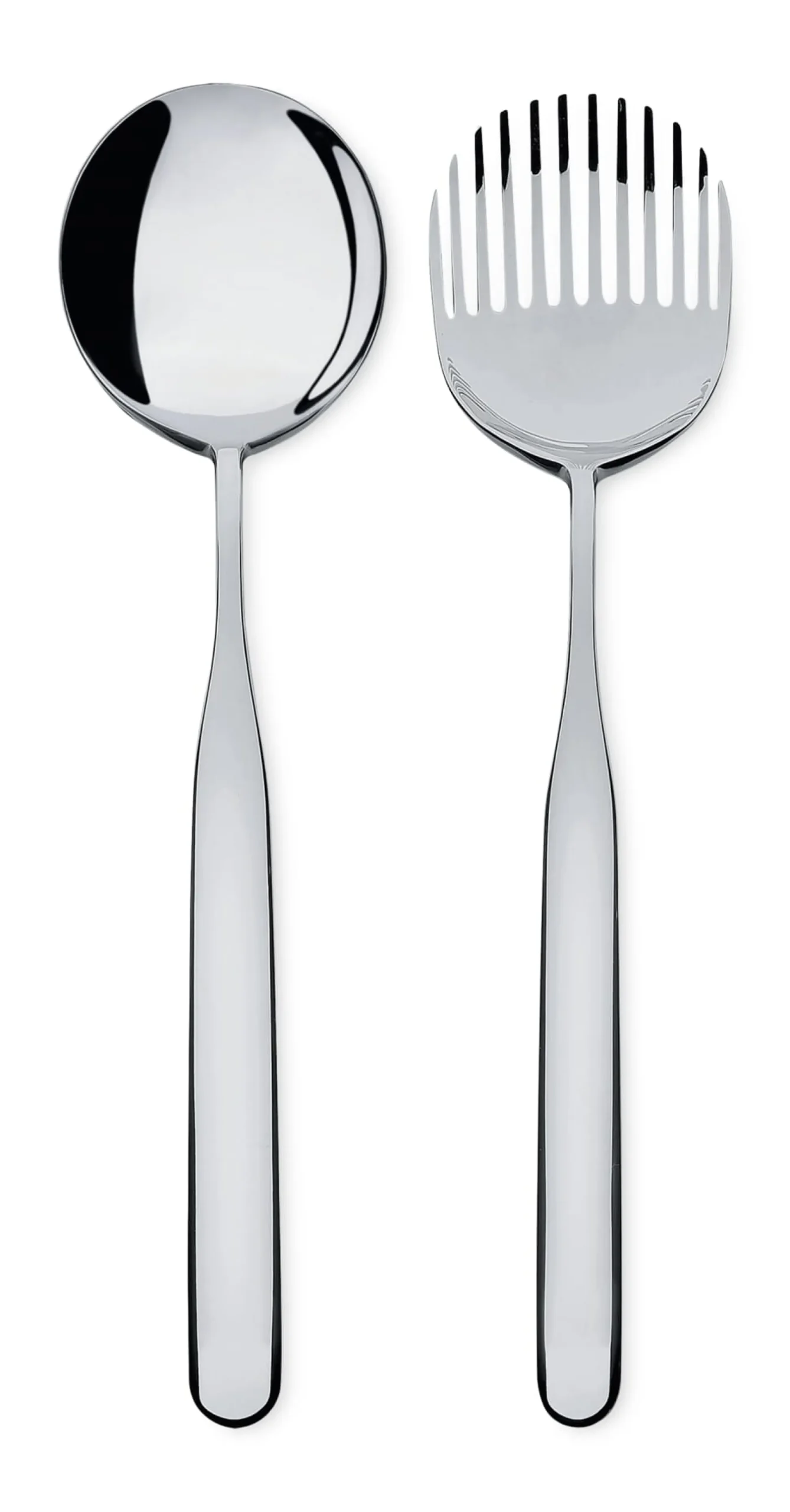 Servierbesteck|Servierzubehör * Alessi Salatbesteck Collo-Alto