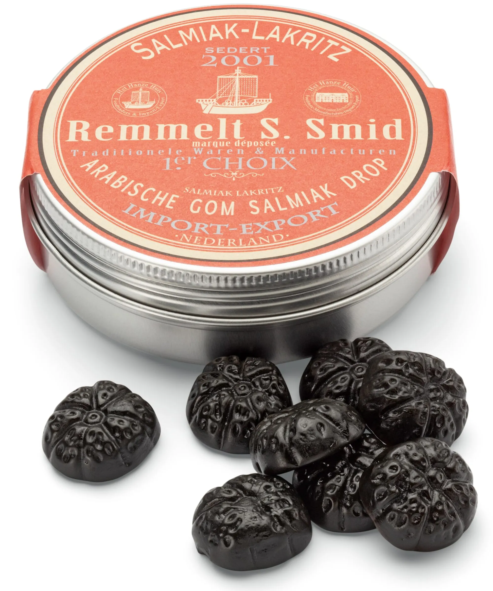 Lakritze * Remmelt S. Smid Salmiak-Lakritze, 75-g-Dose
