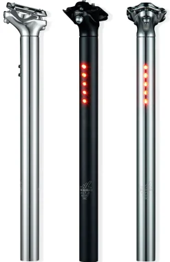 Fahrradzubehör * Sattelstütze LightSkin, StVZO Schwarz