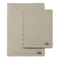 Notizbücher * Manufactum Satz Atoma Texondeckel A5 breit Grau