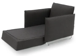 Sitzmöbel * Softline Schlafsessel Cord Dunkelgrau
