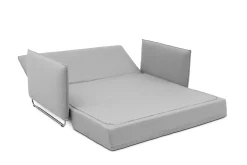 Sitzmöbel * Softline Schlafsofa Cord Hellgrau