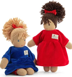Puppen & Puppenhäuser * Kösener Spielzeug Manufaktur Schlenkerpuppe Lotte Rot