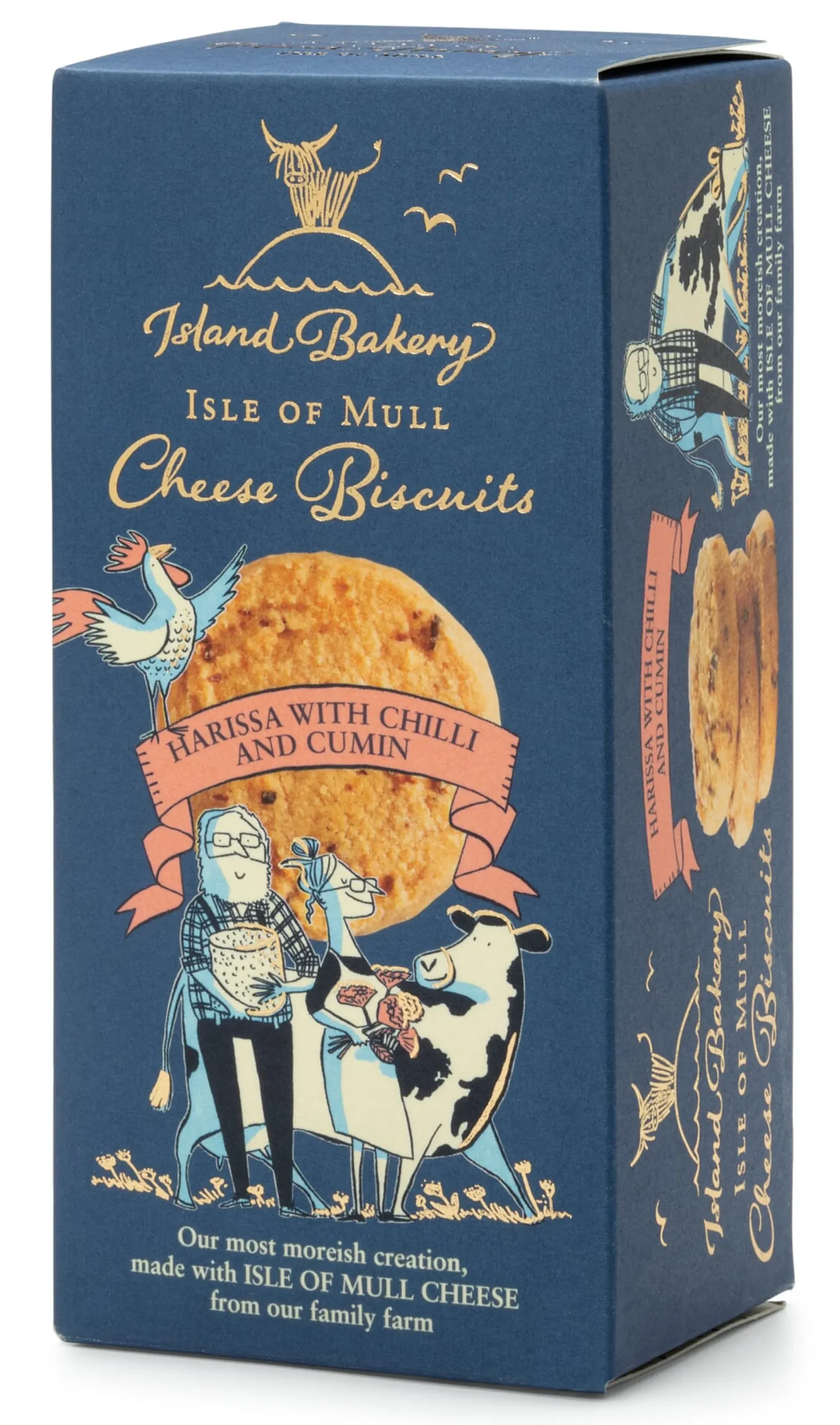 Gebäck * Island Bakery Schottische Cheddar-Kekse Harissa-Chili-Cumin