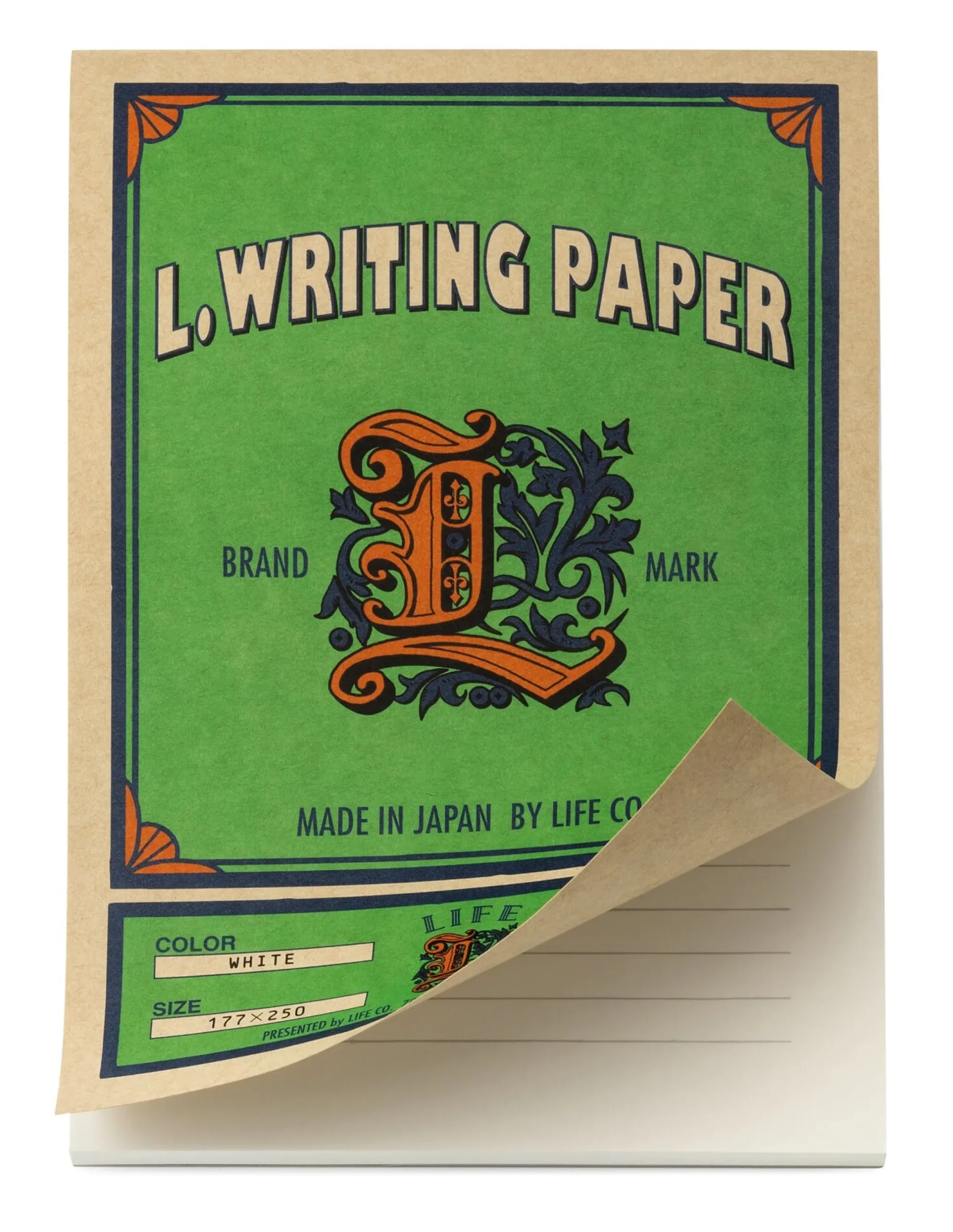 Briefpapier|Papeterie * Life Stationery Schreibblock liniert