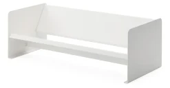 Bibliothek & Lesen|Kleinmöbel * Manufactum Schreibtisch-Bücherregal Stahlblech Weiß