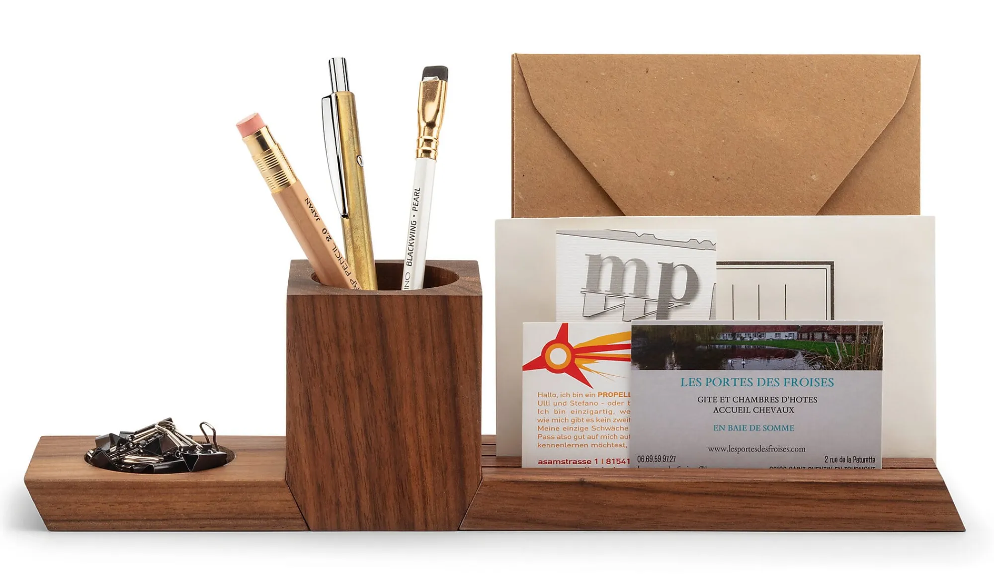 Stiftablage * e + m Holzprodukte Schreibtisch-Set