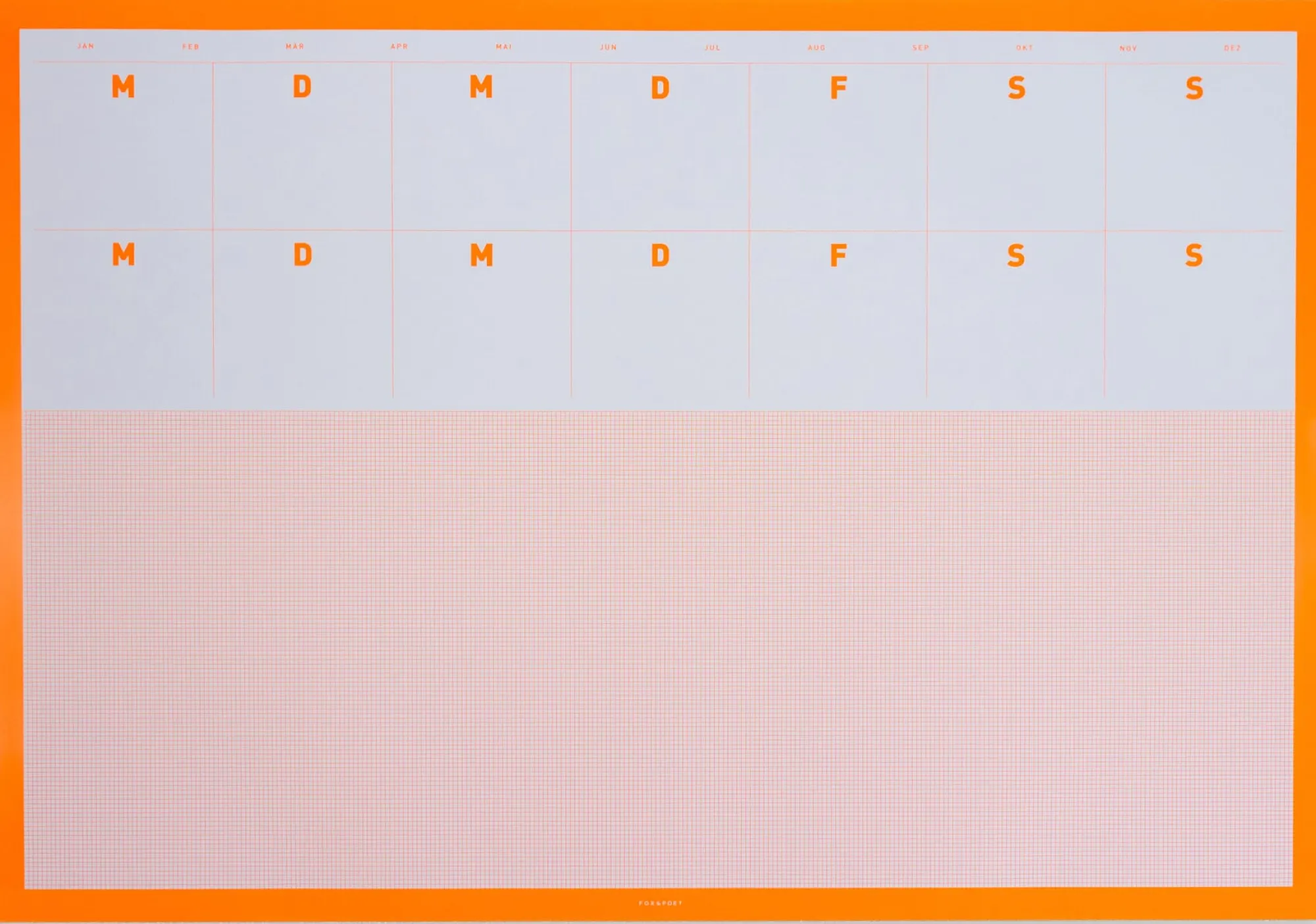 Schreibtische|Zeitplaner & Kalender * Schreibtischunterlage Poet