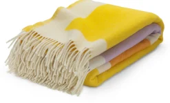 Decken * Maison Deux Schurwolldecke Colour Blocking