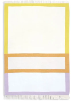 Decken * Maison Deux Schurwolldecke Colour Blocking