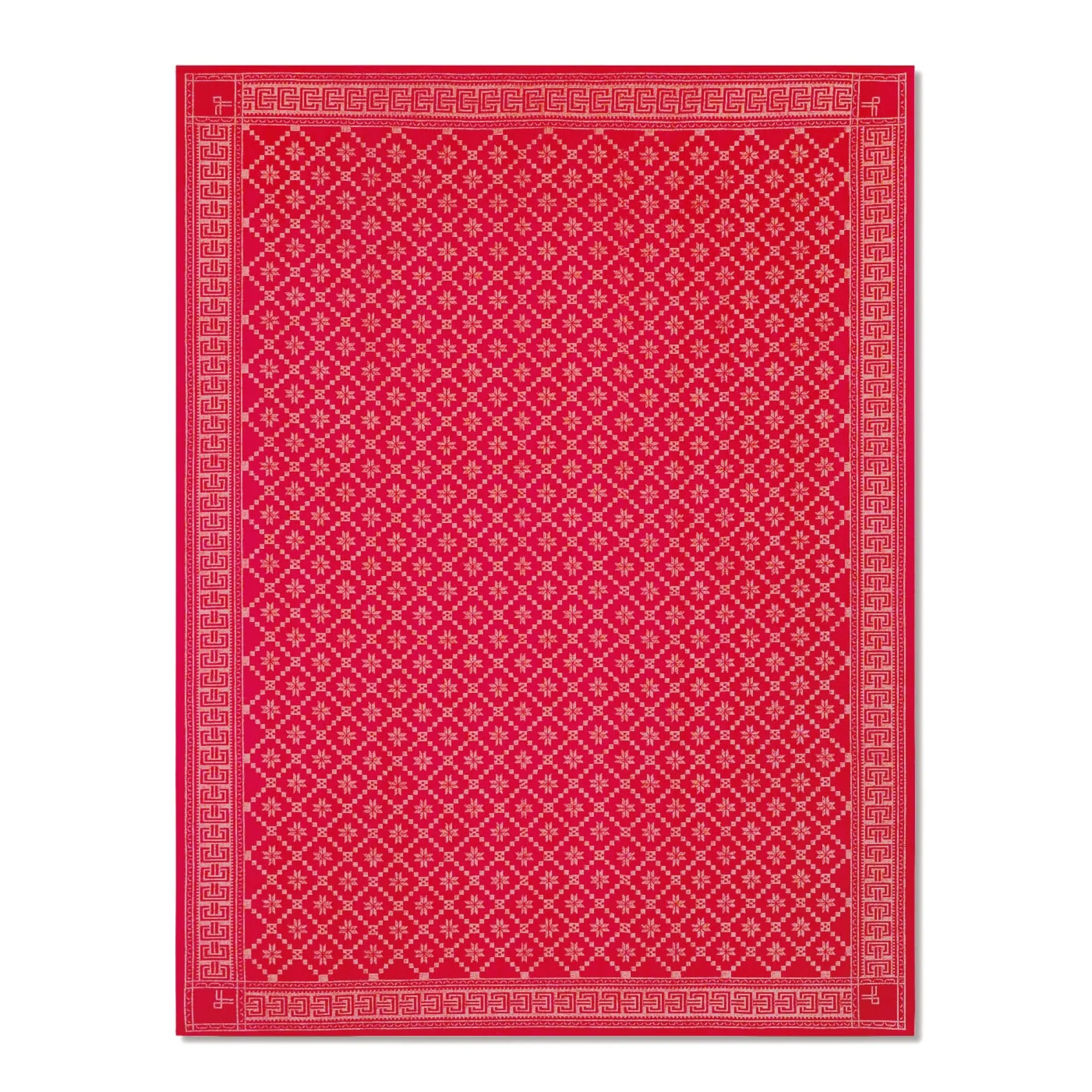 Tischwäsche * Ekelund Linneväveriet i. Horred Schwedische Tischdecke rot