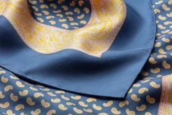 Schals & Tücher * Le Foulard Seidentuch Paisley, Royalblau