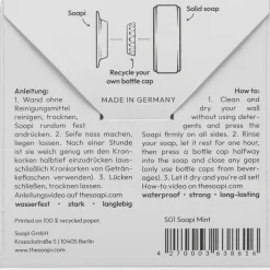 Seifenschalen * Soapi Seifenhalter recycelte Fischernetze Mint
