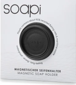 Seifenschalen * Soapi Seifenhalter recycelte Fischernetze Schwarz