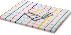 Tischwäsche * Tissage de Luz Serviette bunt kariert (2 Stück)