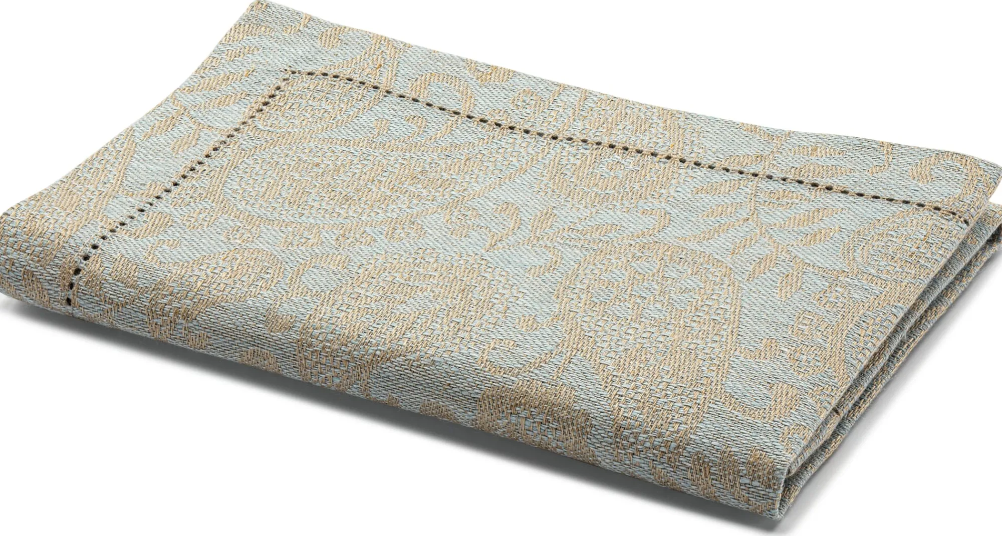 Tischwäsche * Erika Vaitkute Serviette Jacquard Leinen Blau